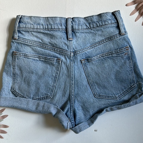 Madewell High Rise Denim Shorts Light/Med Wash - 25 - Picture 6 of 6